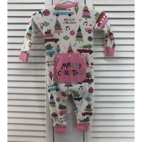 Little blue house size 3-6M Merry Christmas one piece back flap onesie - Picture 4 of 5